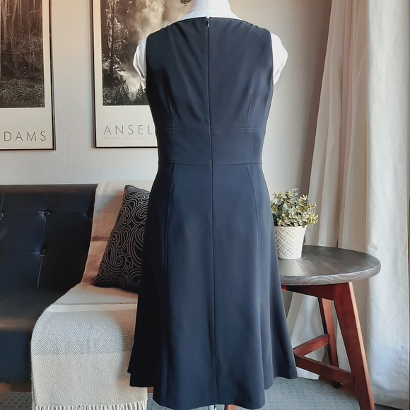 LBD Ann Taylor Elegant Black Sleeveless Dress by Ann Taylor Sz 6 - Picture 2 of 11